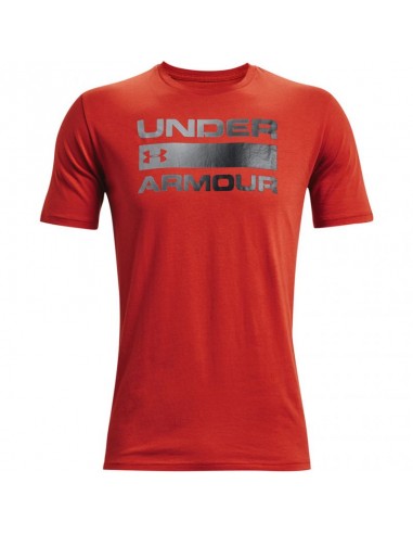 Under Armour Team Issue Wordmark Î‘Î¸Î»Î·Ï„Î¹ÎºÏŒ Î‘Î½Î´ÏÎ¹ÎºÏŒ T-shirt ÎšÏŒÎºÎºÎ¹Î½Î¿ Î¼Îµ Î›Î¿Î³ÏŒÏ„Ï…Ï€Î¿ 1329582-839